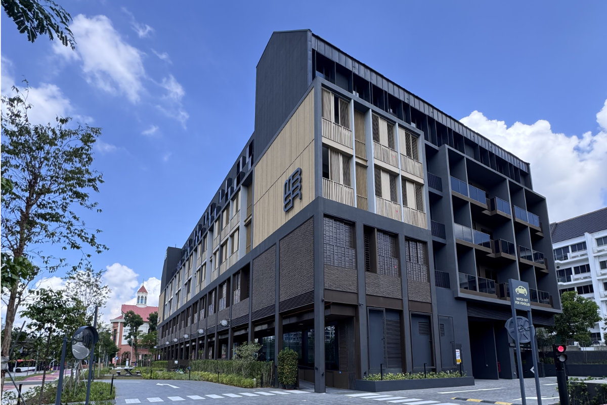 Mber @ TCT Teck Chye Terrace facade angle