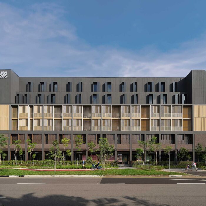 Mber Co-Living & Serviced Apartments main facade day