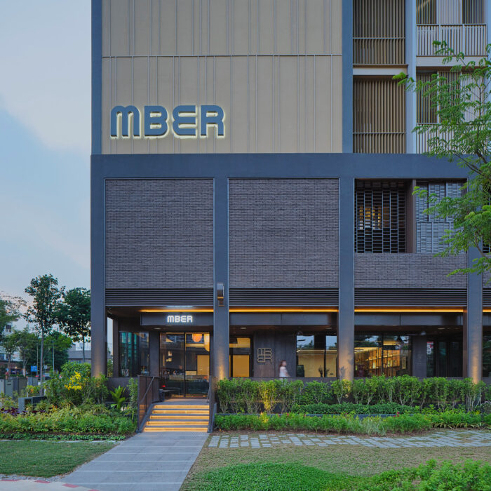 Mber Co-Living & Serviced Apartments main entrance
