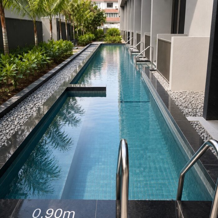 Wellness jacuzzi pool