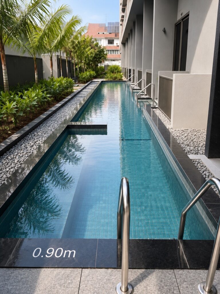 Wellness jacuzzi pool