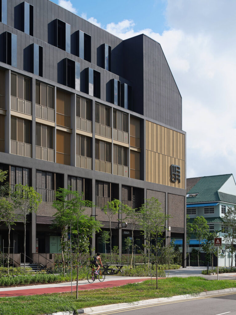 Mber Co-Living & Serviced Apartments, view from the street